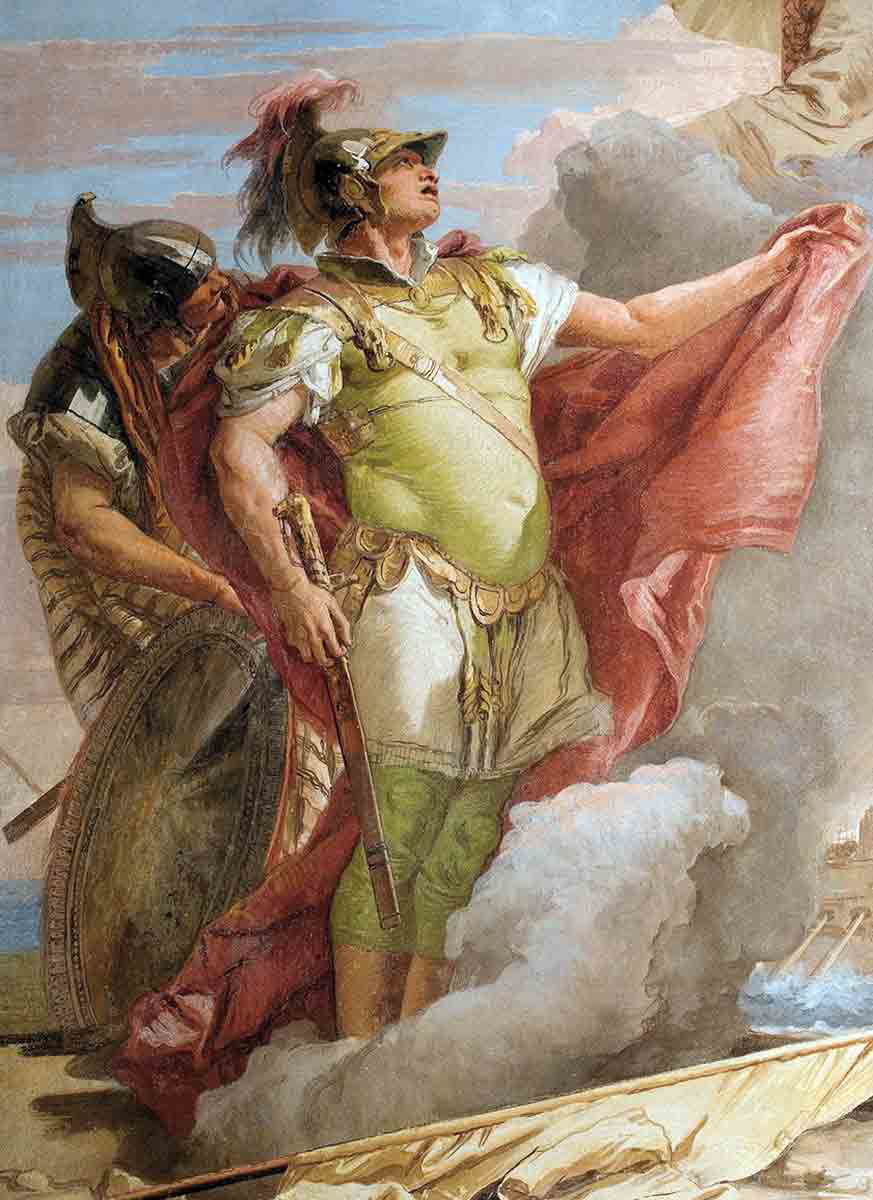 Giovanni Battista Tiepolo Aeneas Venuss Farewell