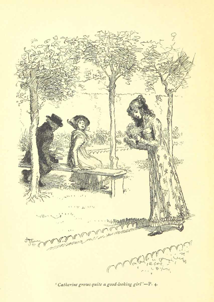 Northanger Abbey Figures Garden