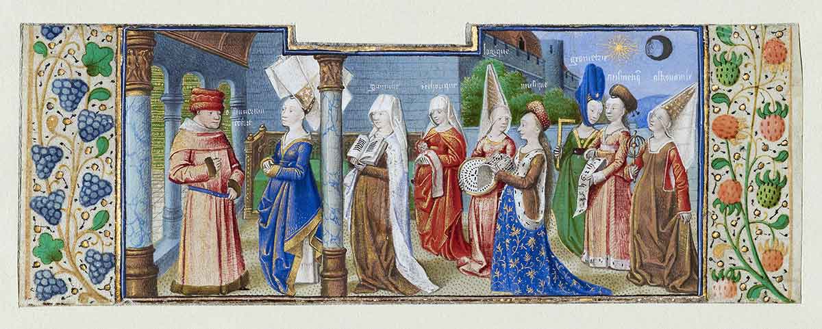 Philosophy Presenting Seven Liberal Arts Paintings