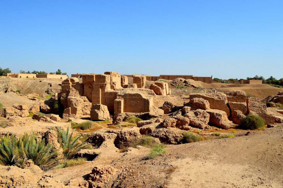 Ruins North Palace Babylon