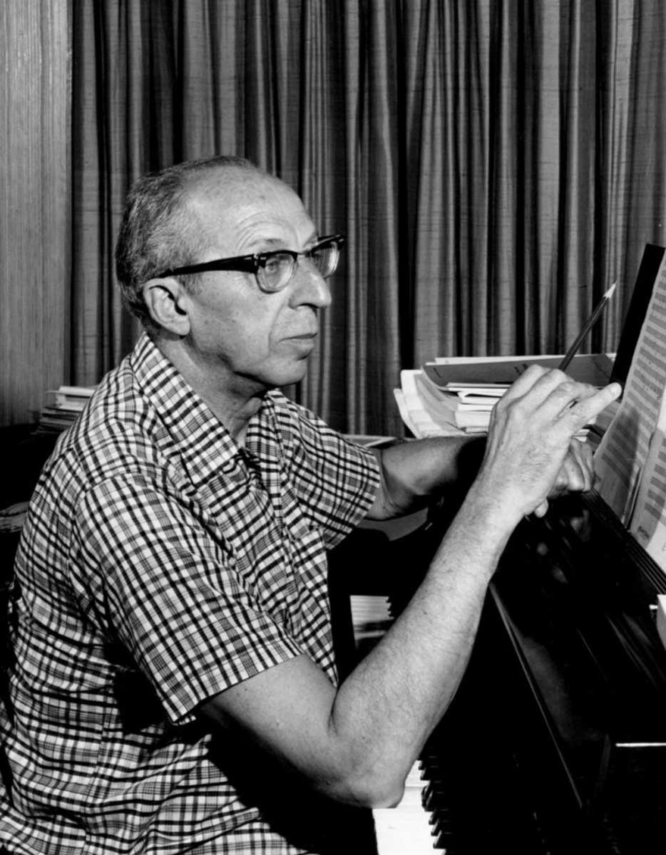 aaron copland photograph 1962