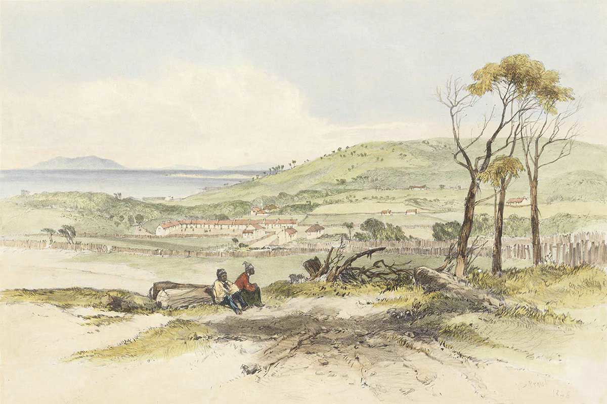 aborigines flinders island tasmania australia