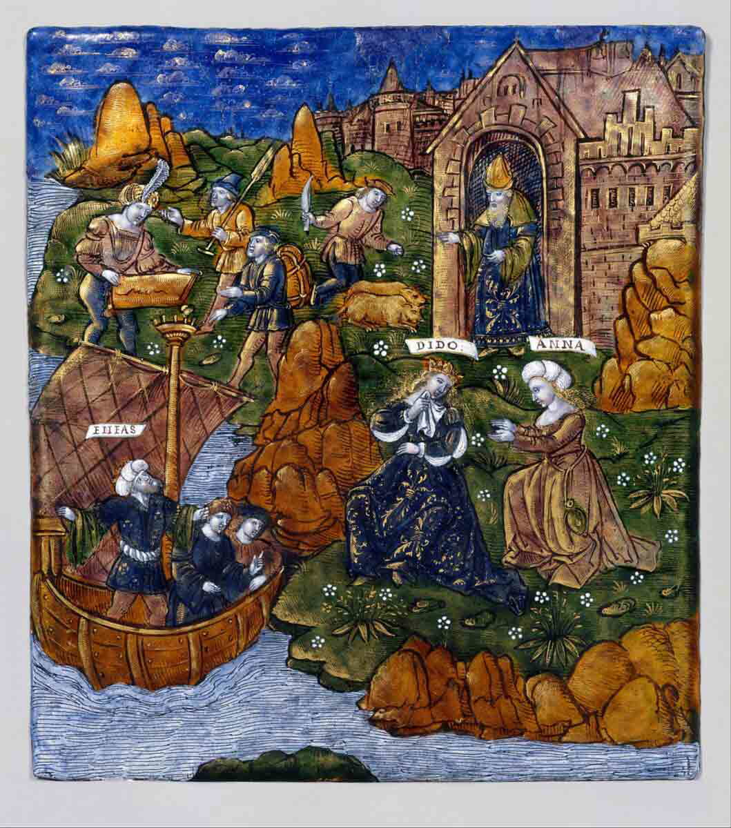 aeneas departs carthage
