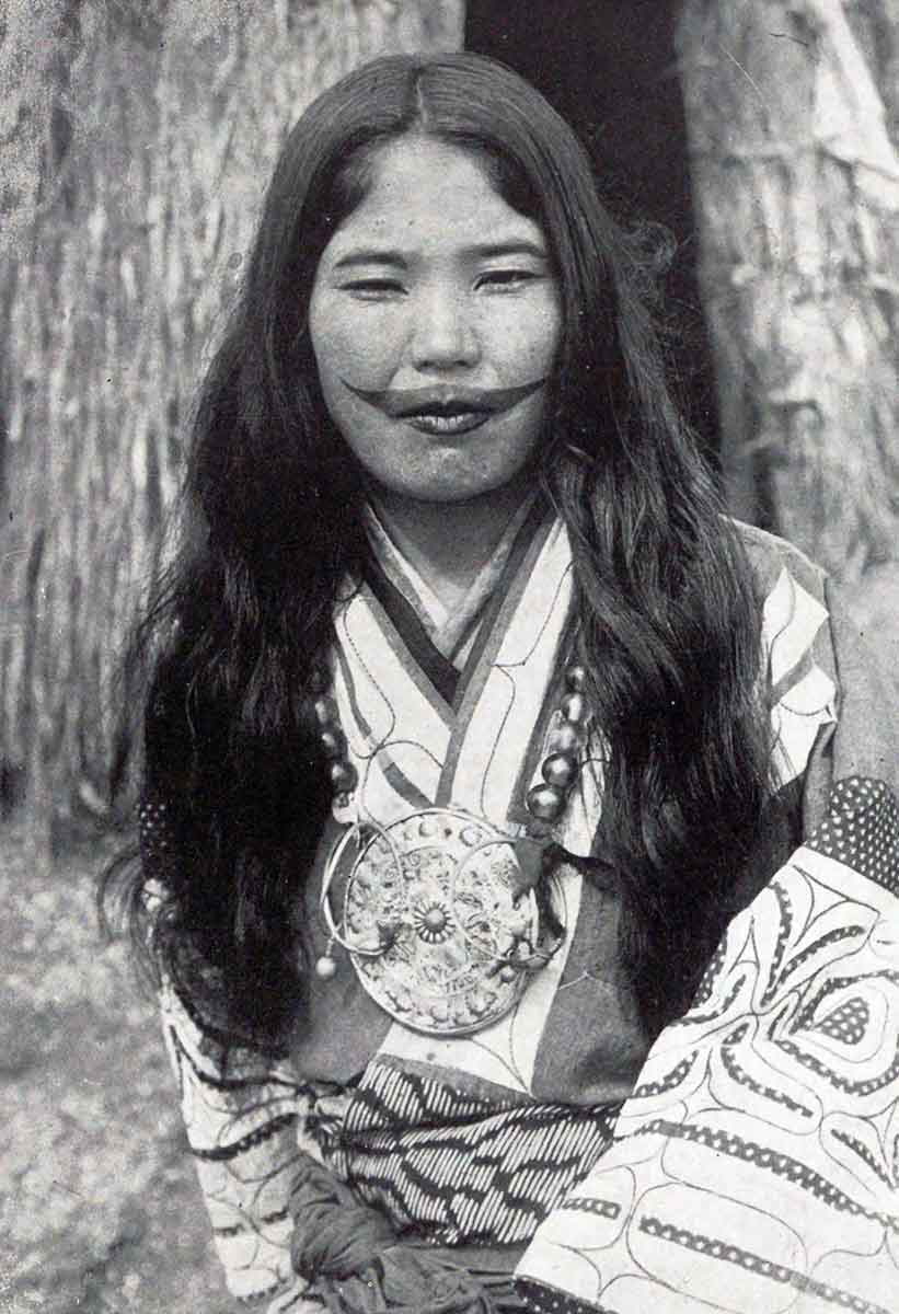 ainu woman tattoo