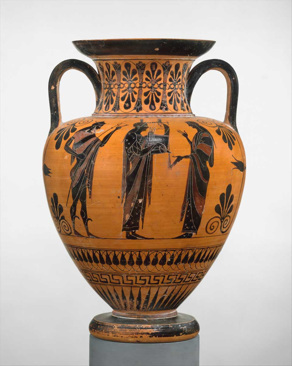 amphora hermes maia painting