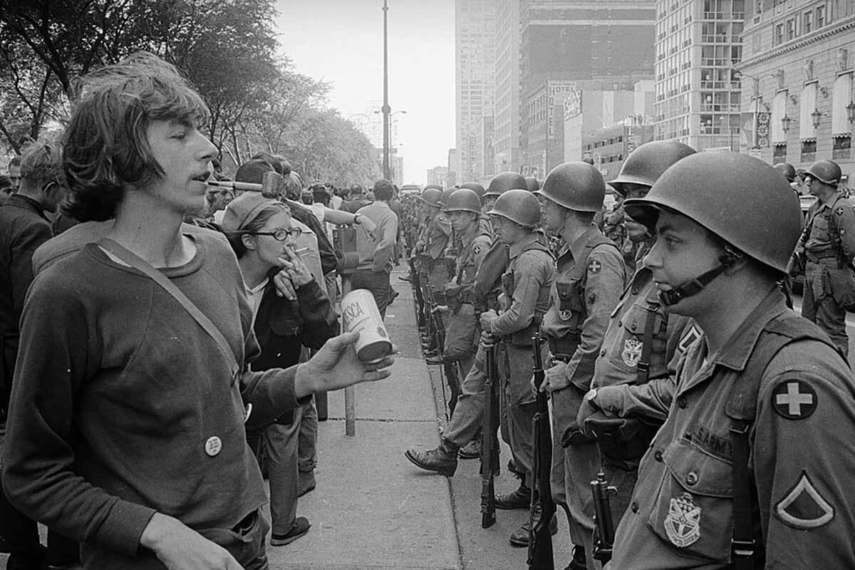 anti war protests 1968
