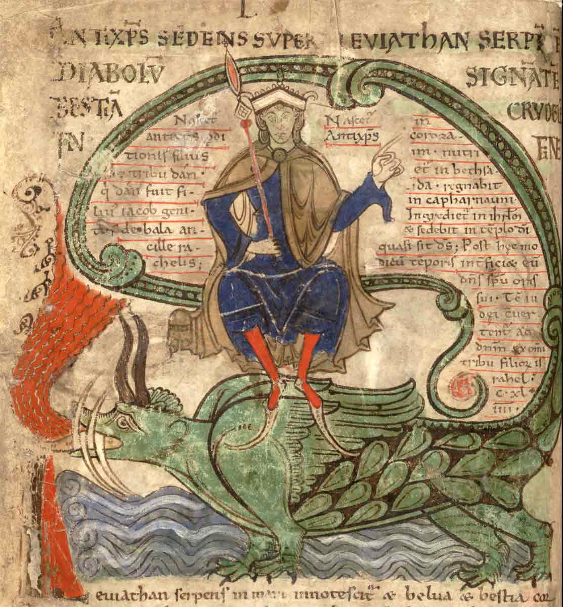 antichrist sitting leviathan