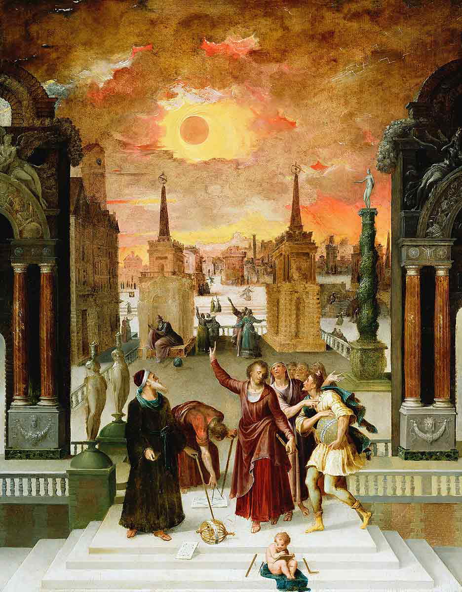 antoine caron dionysius converting pagan philosophers painting