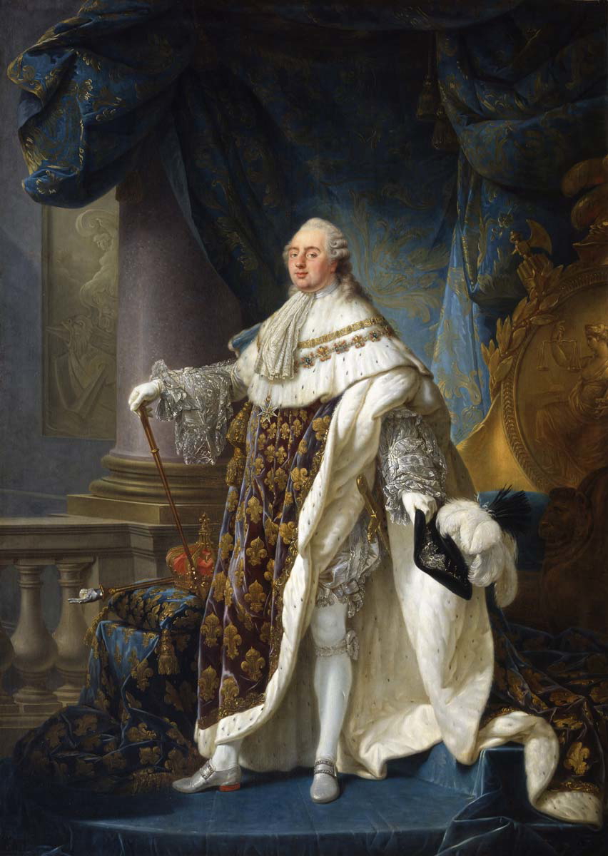 antoine francois callet louis xvi king of france and navarre wearing his grand royal costume in 1779