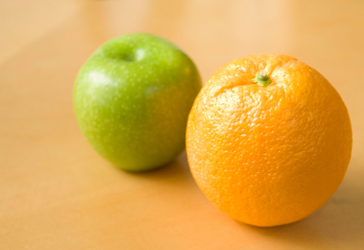 apple orange