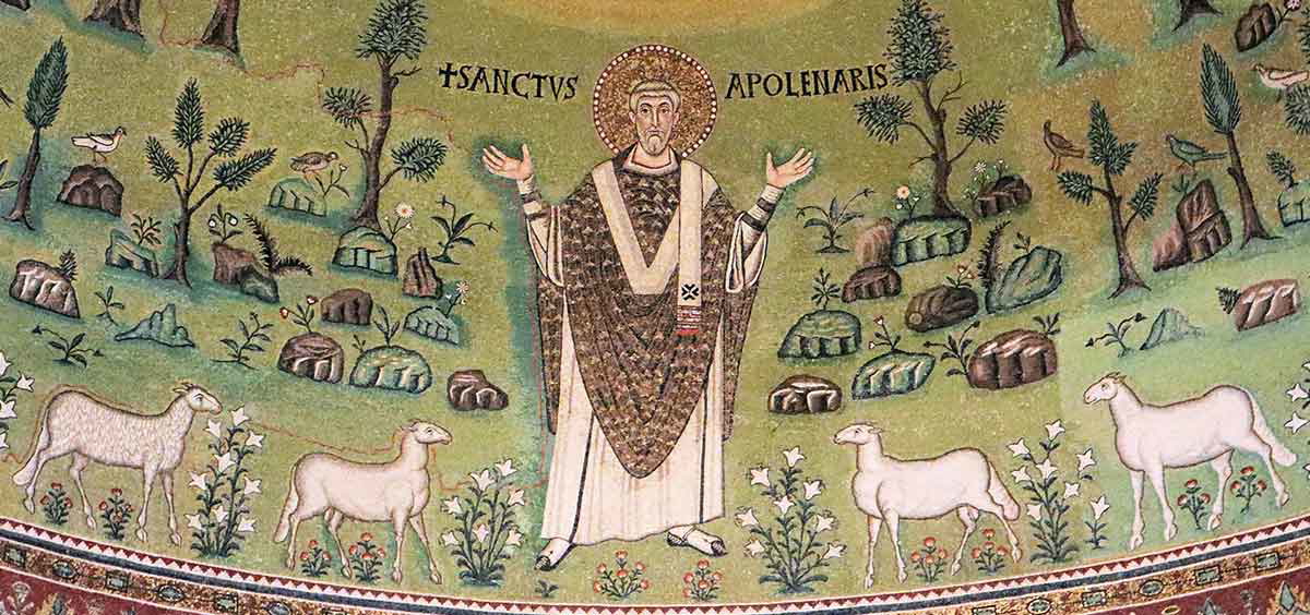 appolinaris mosaic ceiling pattern
