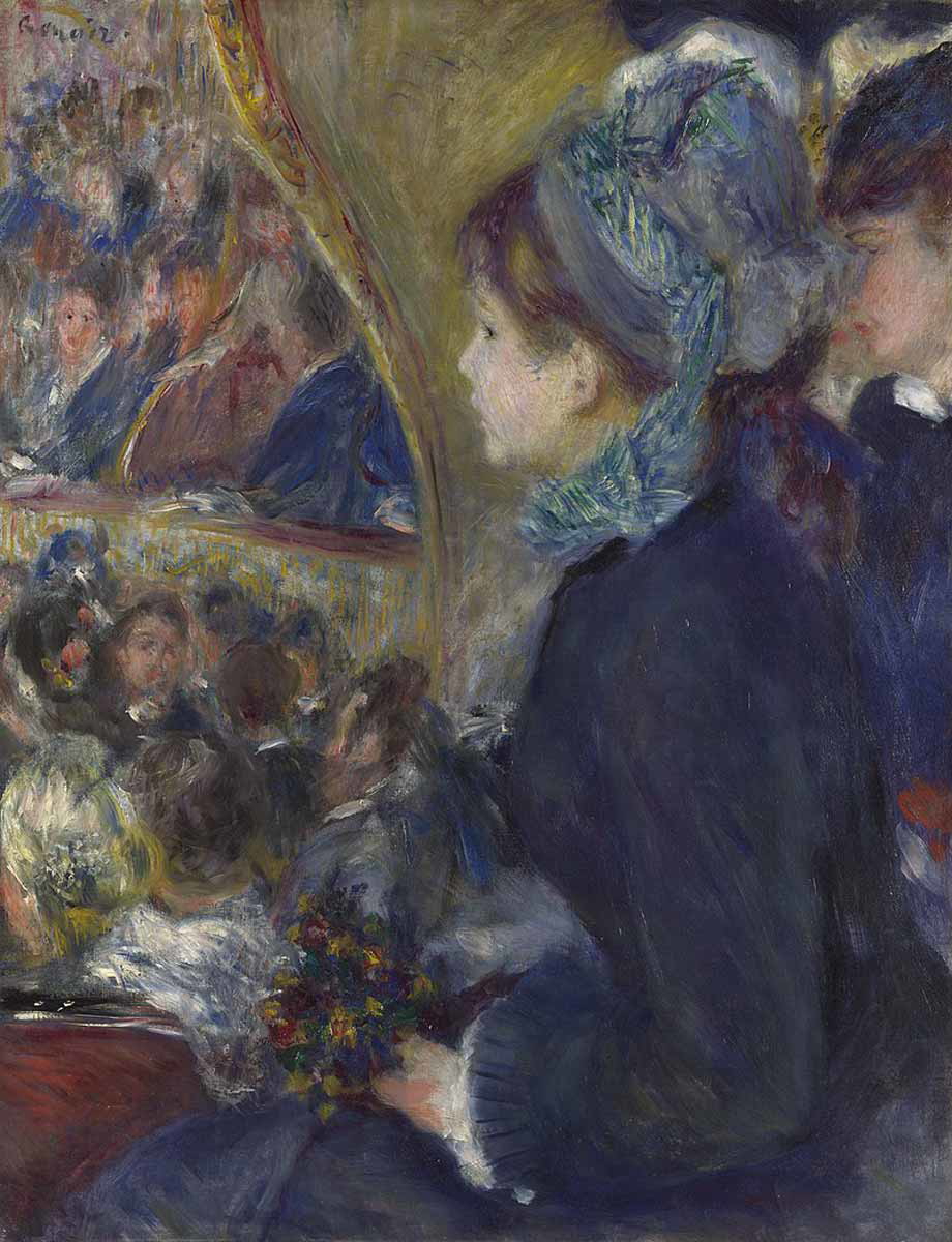 at the theatre pierre auguste renoir