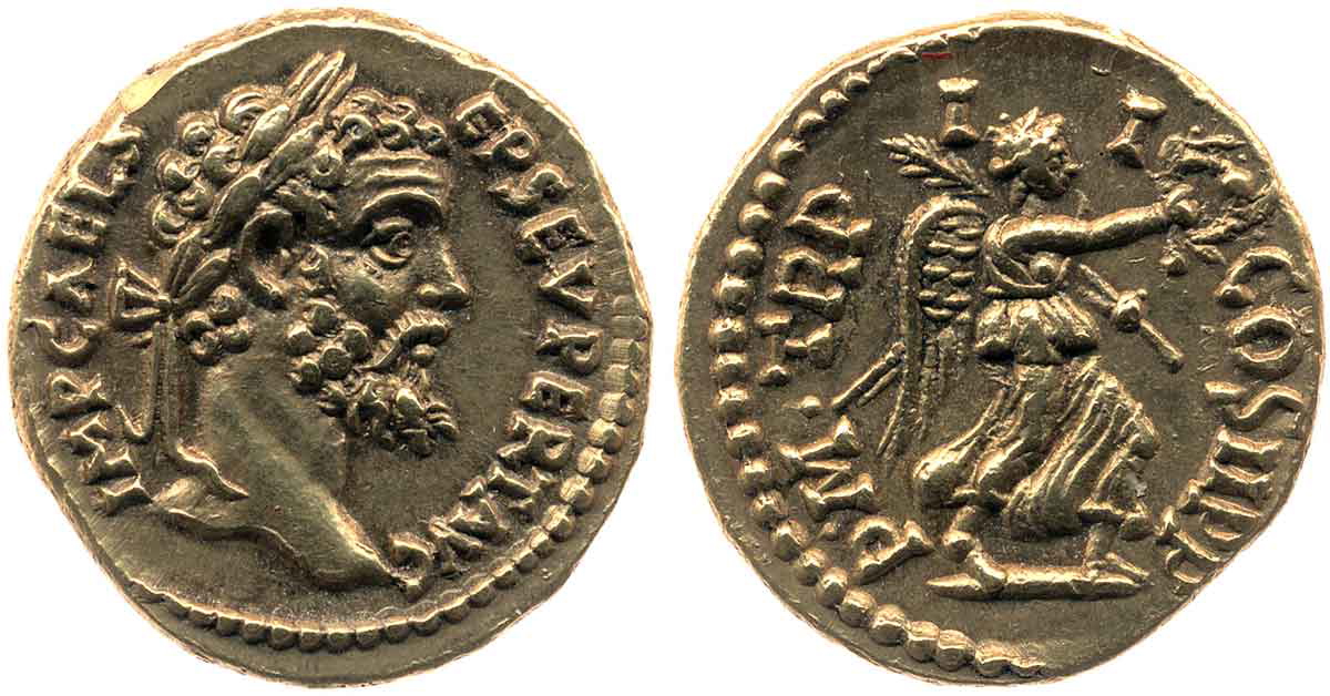 aureus septimius severus victory britishmuseum