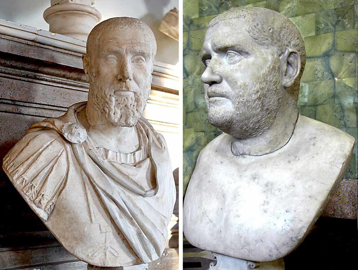 balbinus pupienus busts
