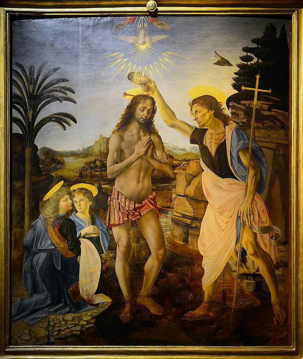 baptism of christ da vinci