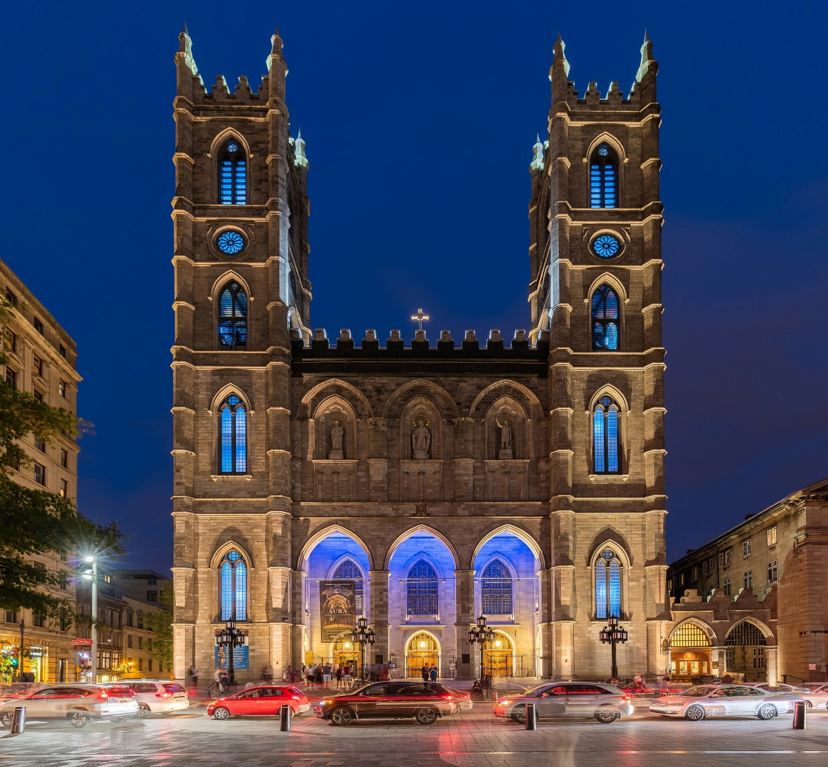 basilica notre dame montreal canada