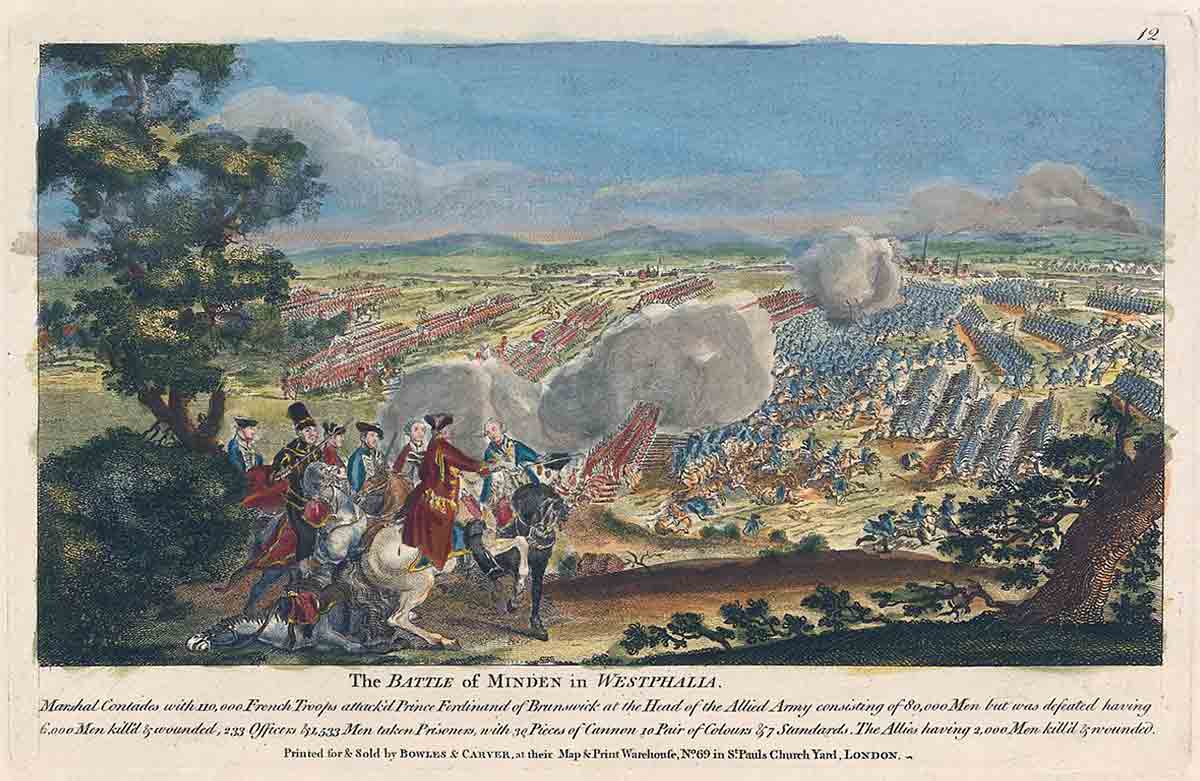 battle of minden print