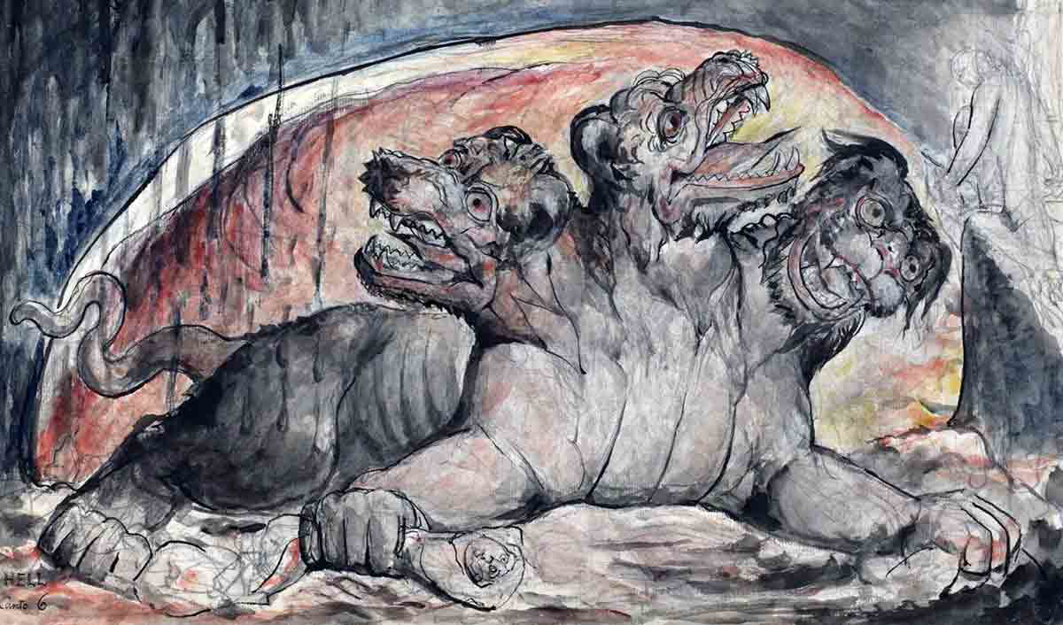 blake cerberus illustration