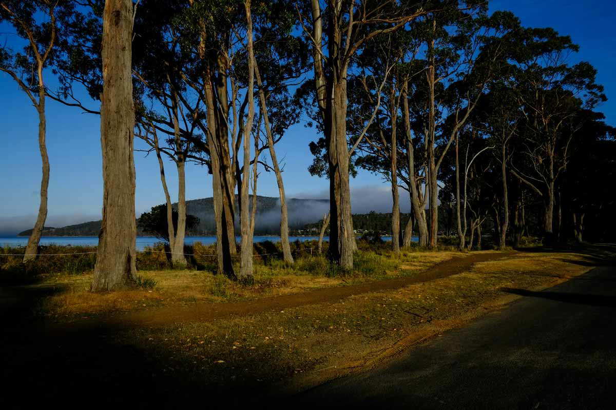 bruny island sunset tasmania australia