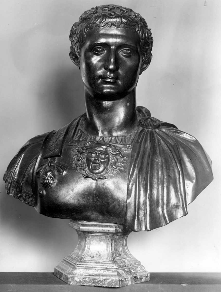 caligula bust black