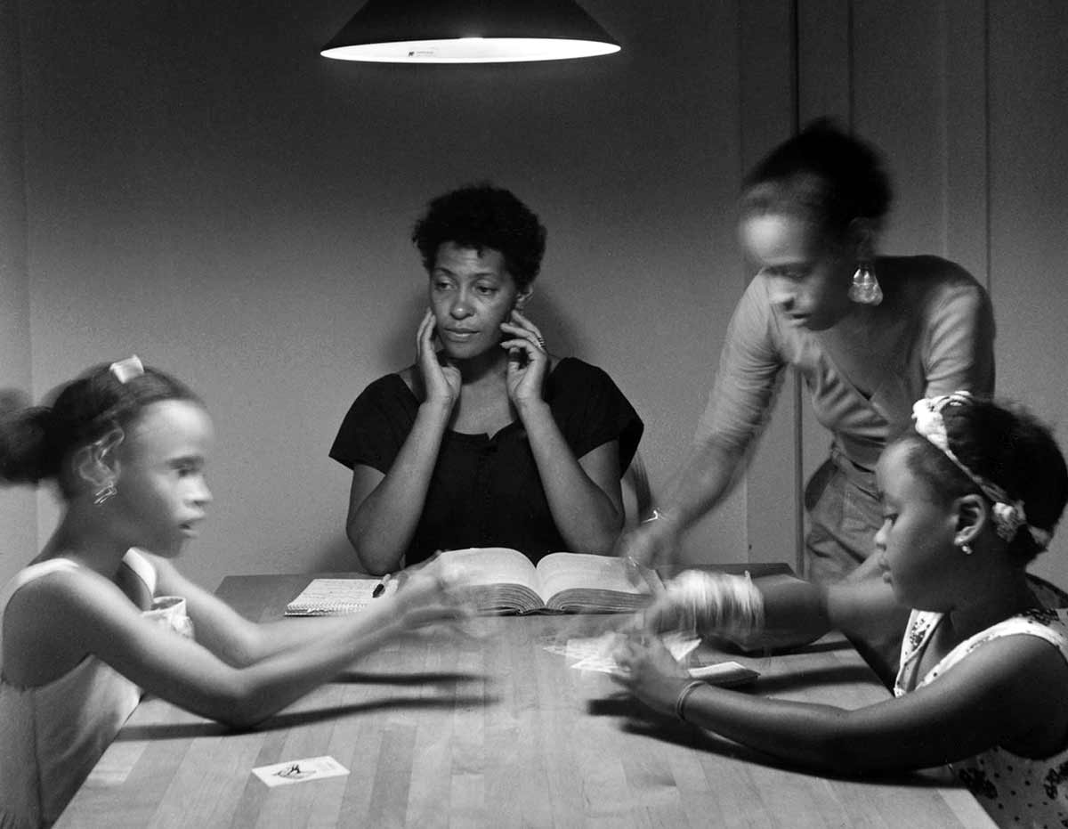 carrie mae weems woman children photograph