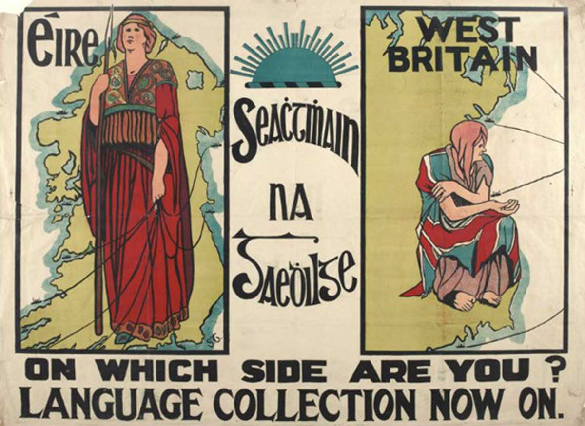 celtic revival political cartoon