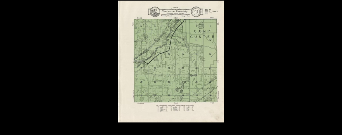 charleston township kalamazoo county michigan map