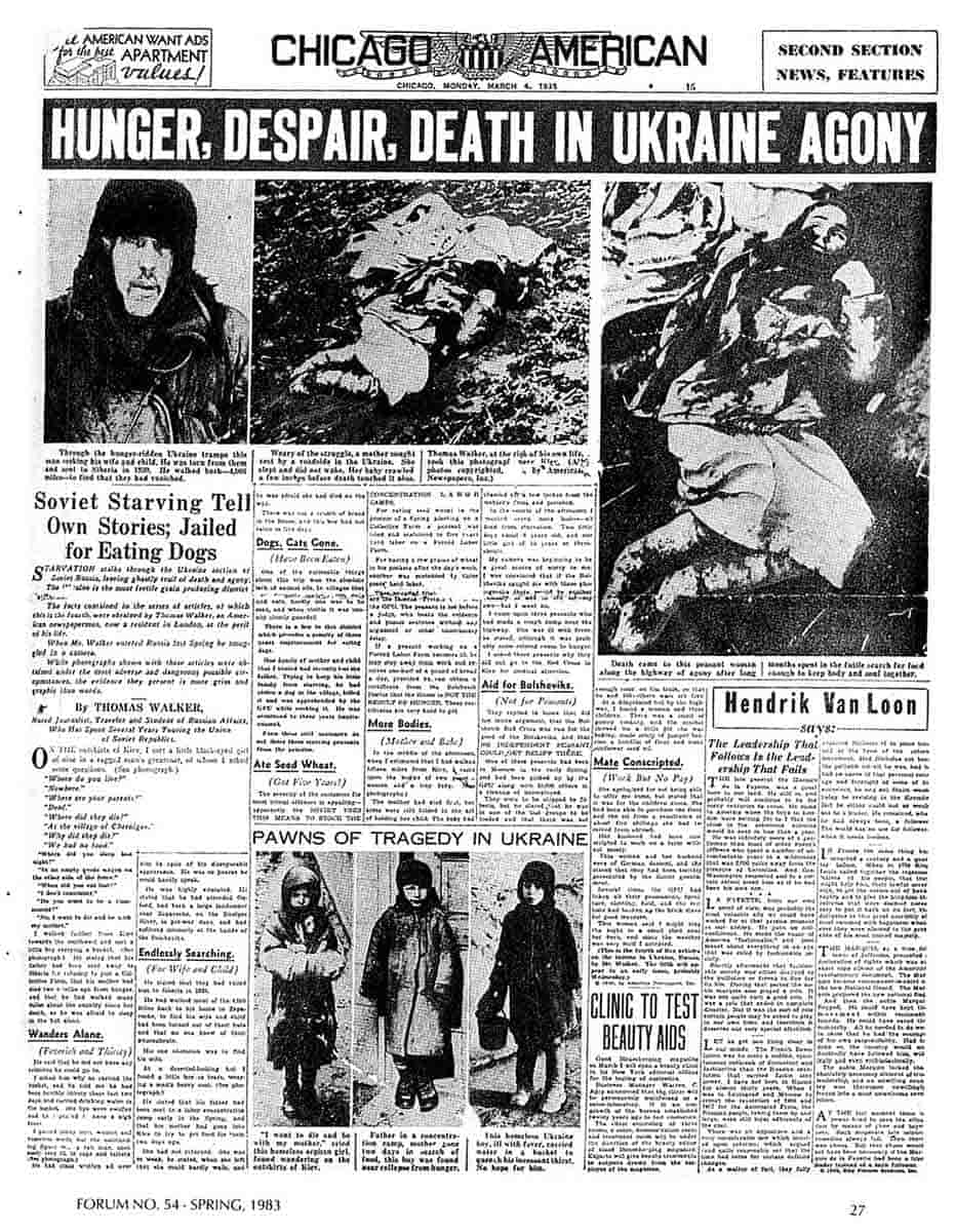 chicago american holodomor article