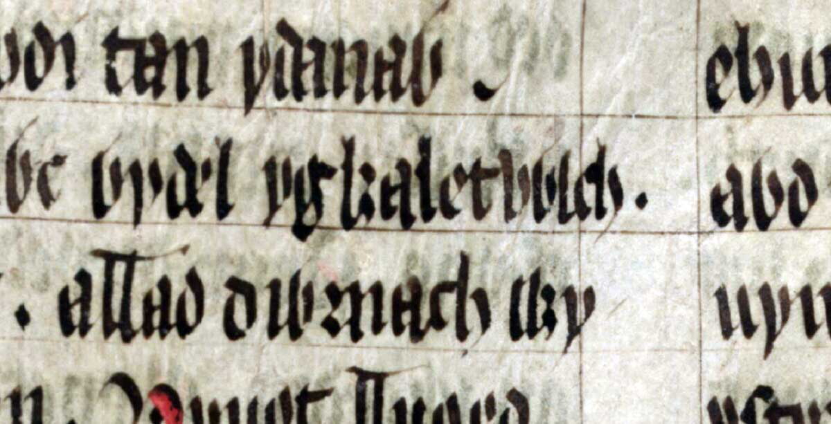 culhwch olwen folio 208v caledfwlch sword