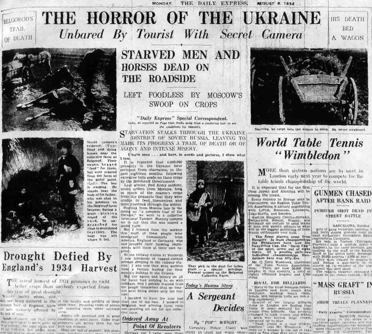 daily express holodomor reporting