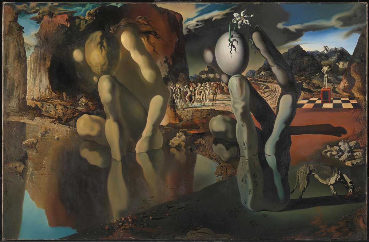 dali metamorphosis painting