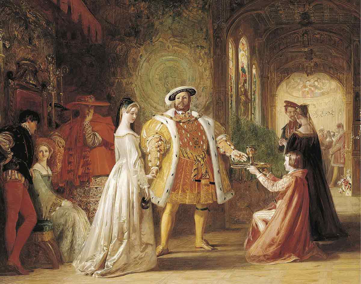 daniel Maclise Henry VIIIs first interview Anne Boleyn