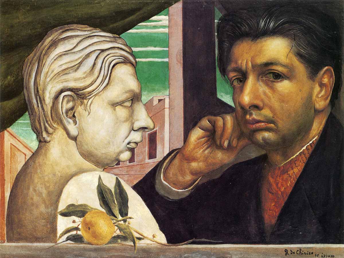 de chirico self portrait painting