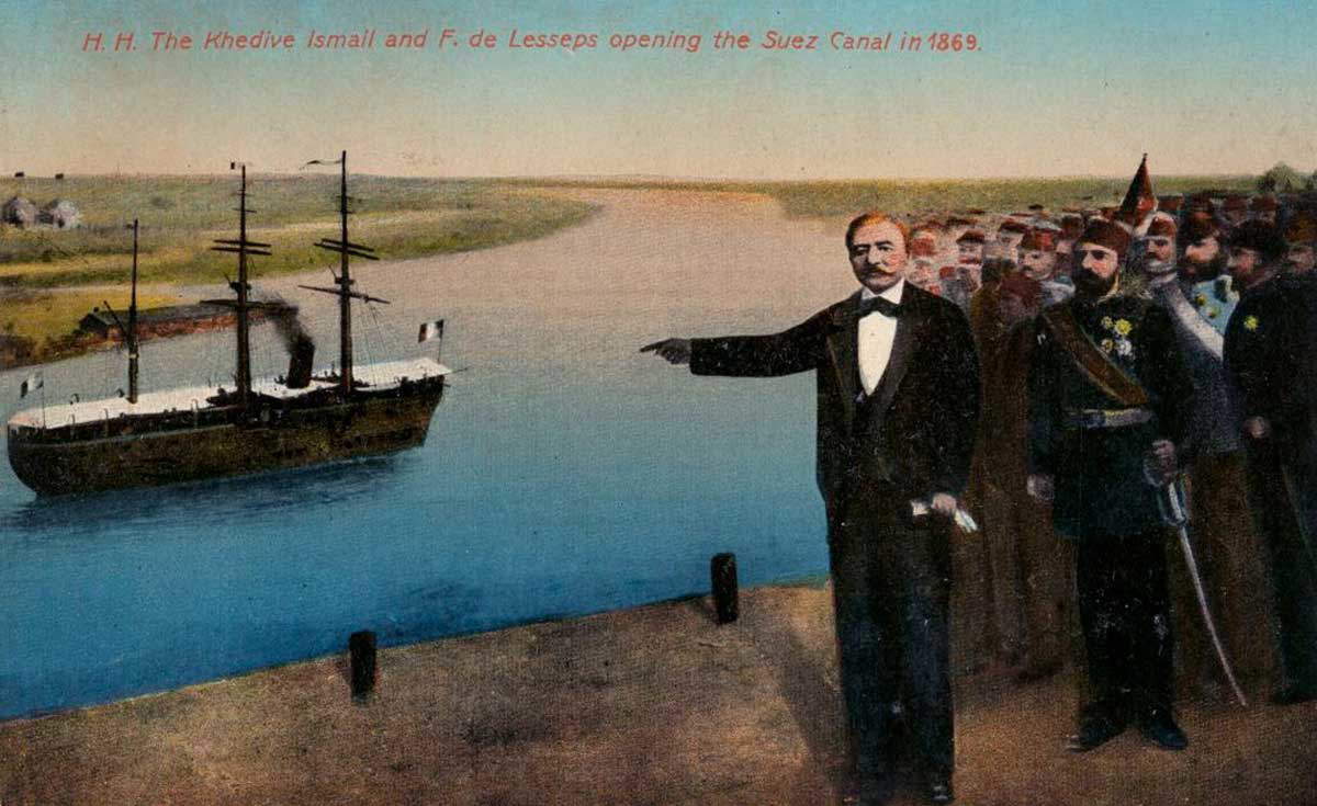 de lesseps viceroy suez canal inauguration