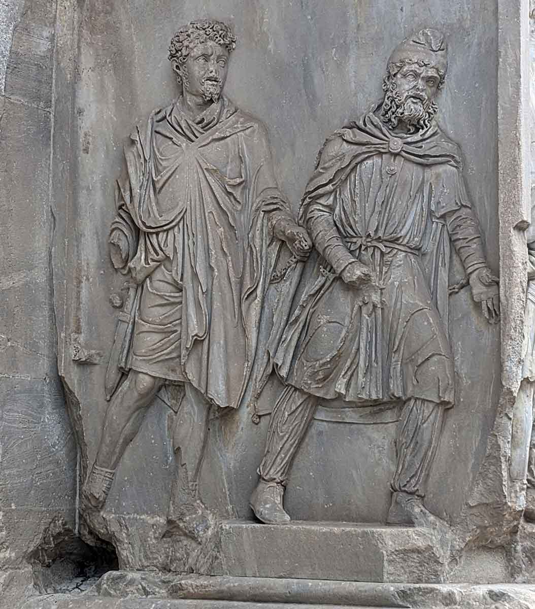 defeated parthian arch septimius severus rome KJphoto
