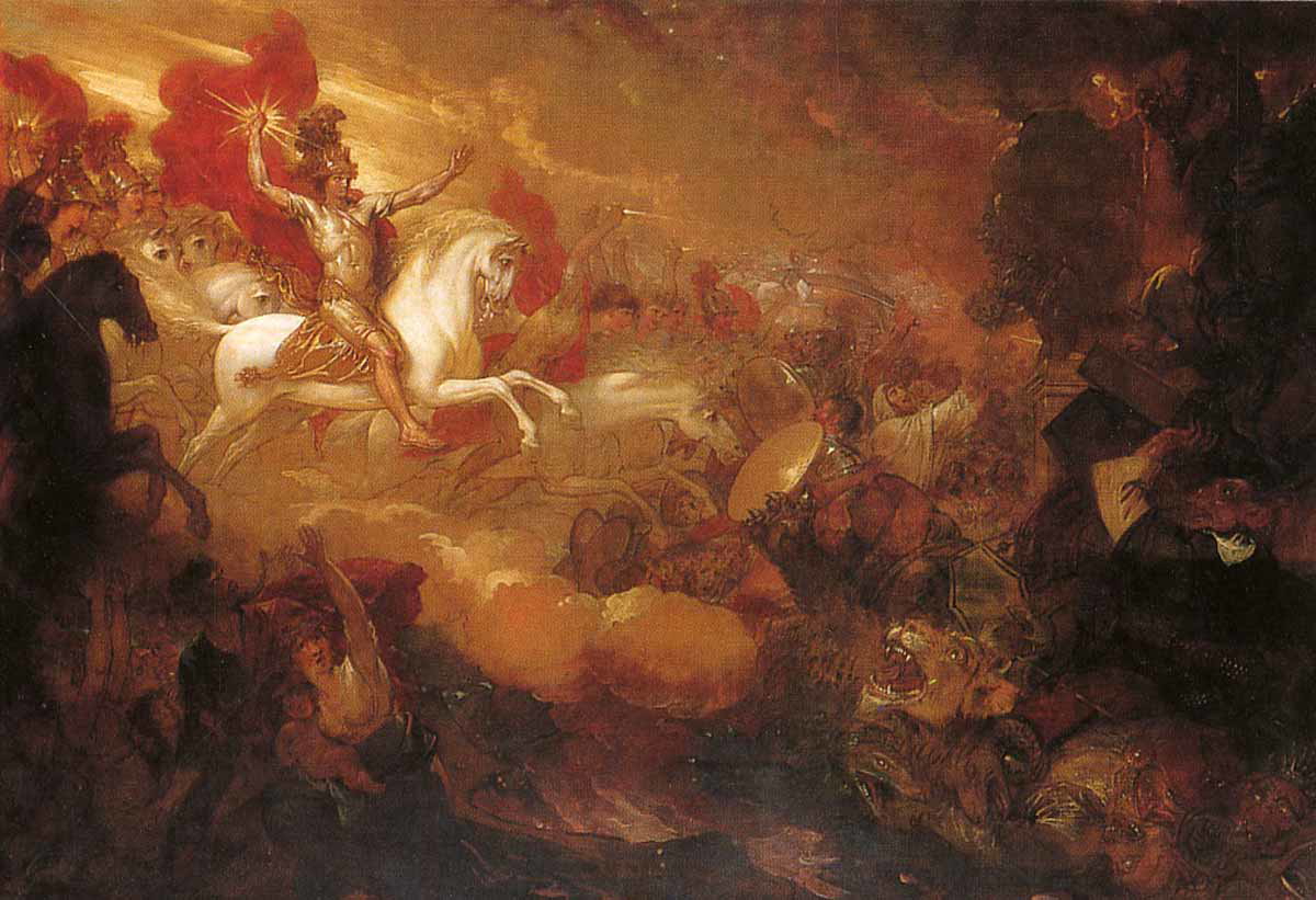 destruction beast false prophet benjamin west antichrist
