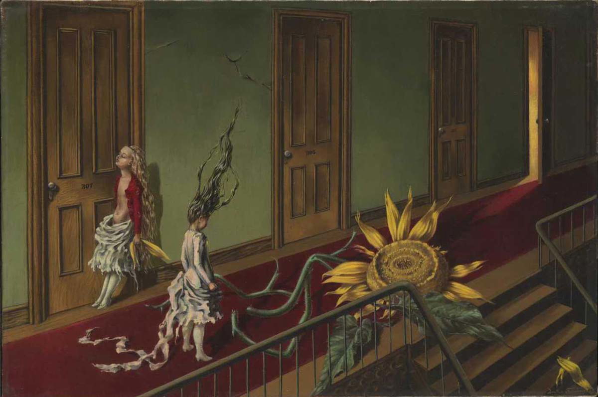 dorothea tanning eine kleine nachtmusik painting