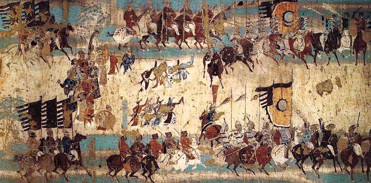 dunhuang mogao caves tang army
