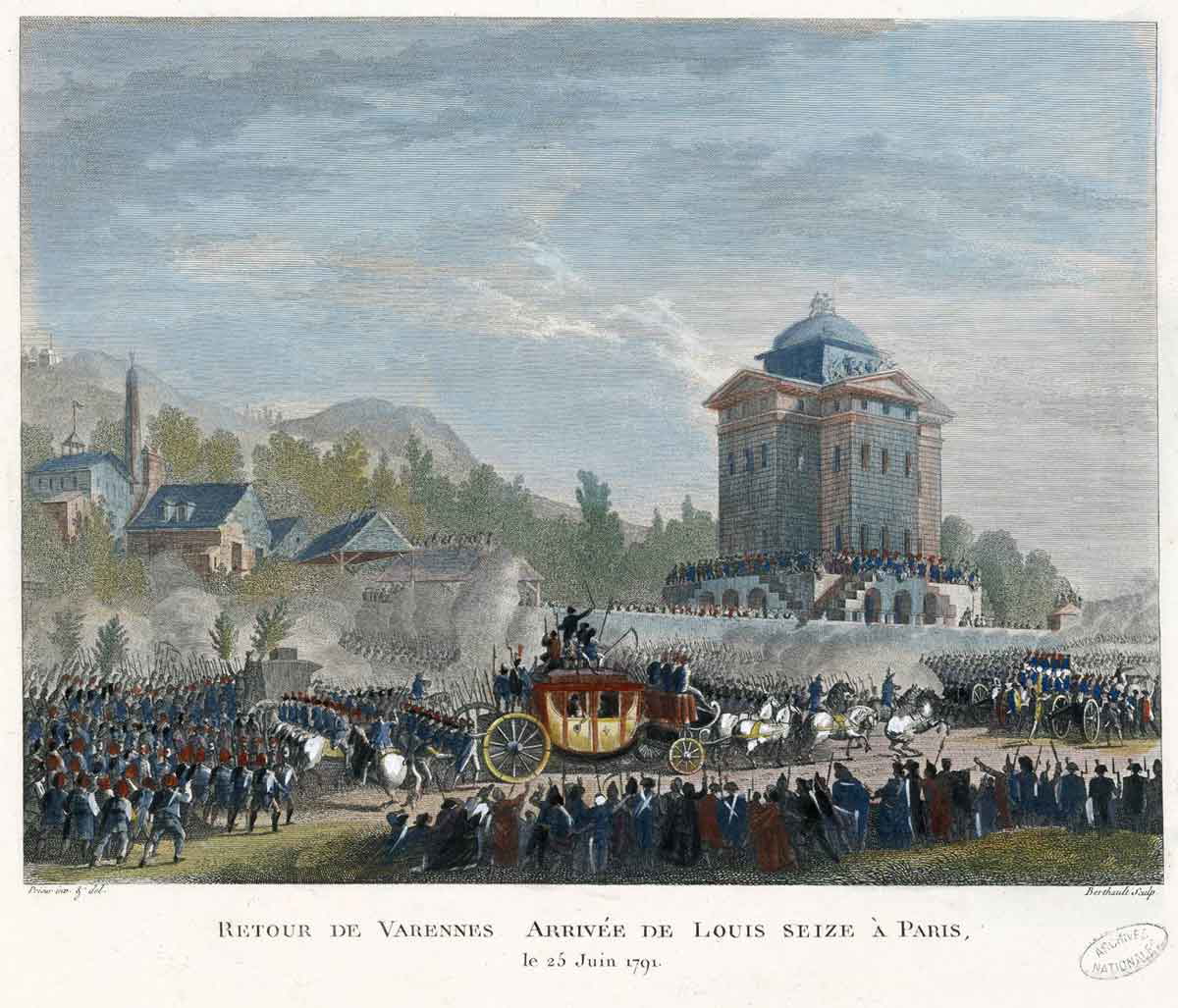 duplessi bertaux arrivee de louis seize a paris
