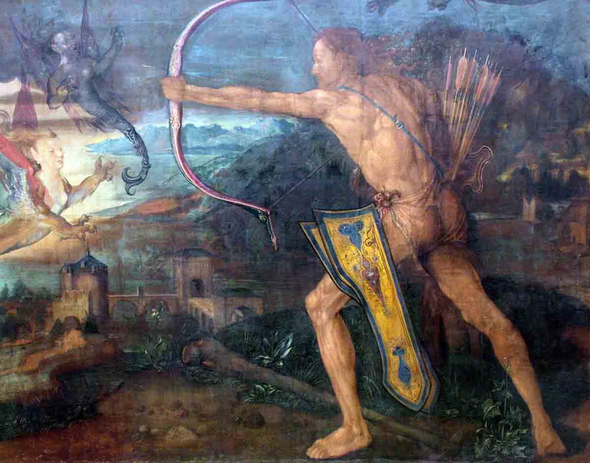 durer hercules killing stymphalian twelve labors