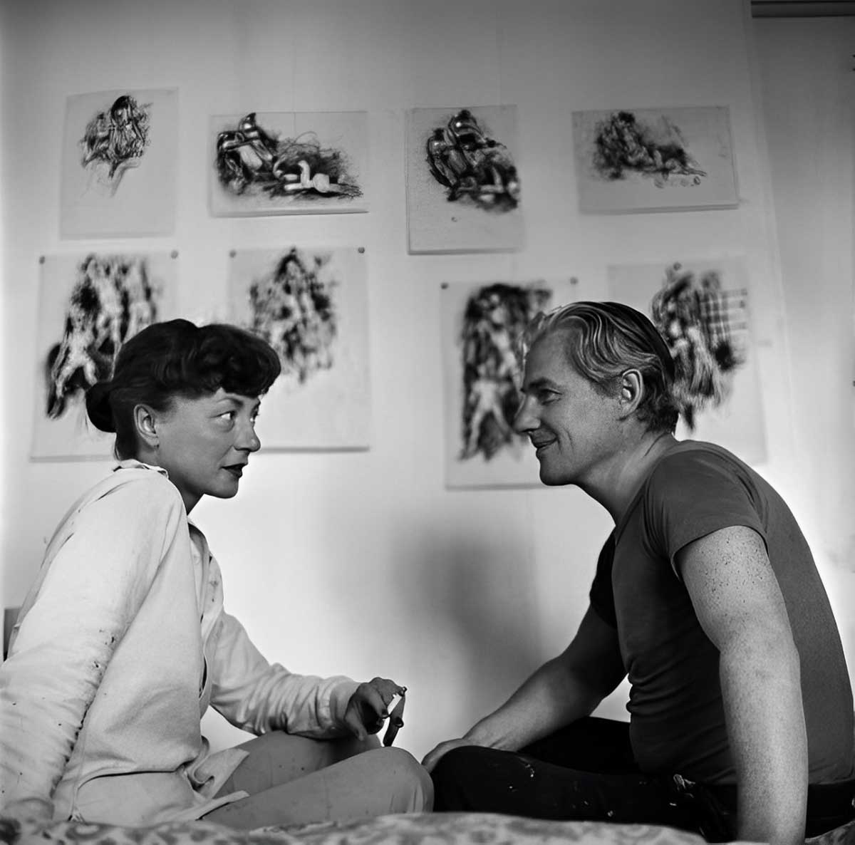 elaine de kooning willem de kooning photograph