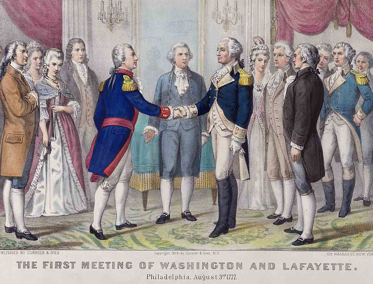 first meeting washington lafayette