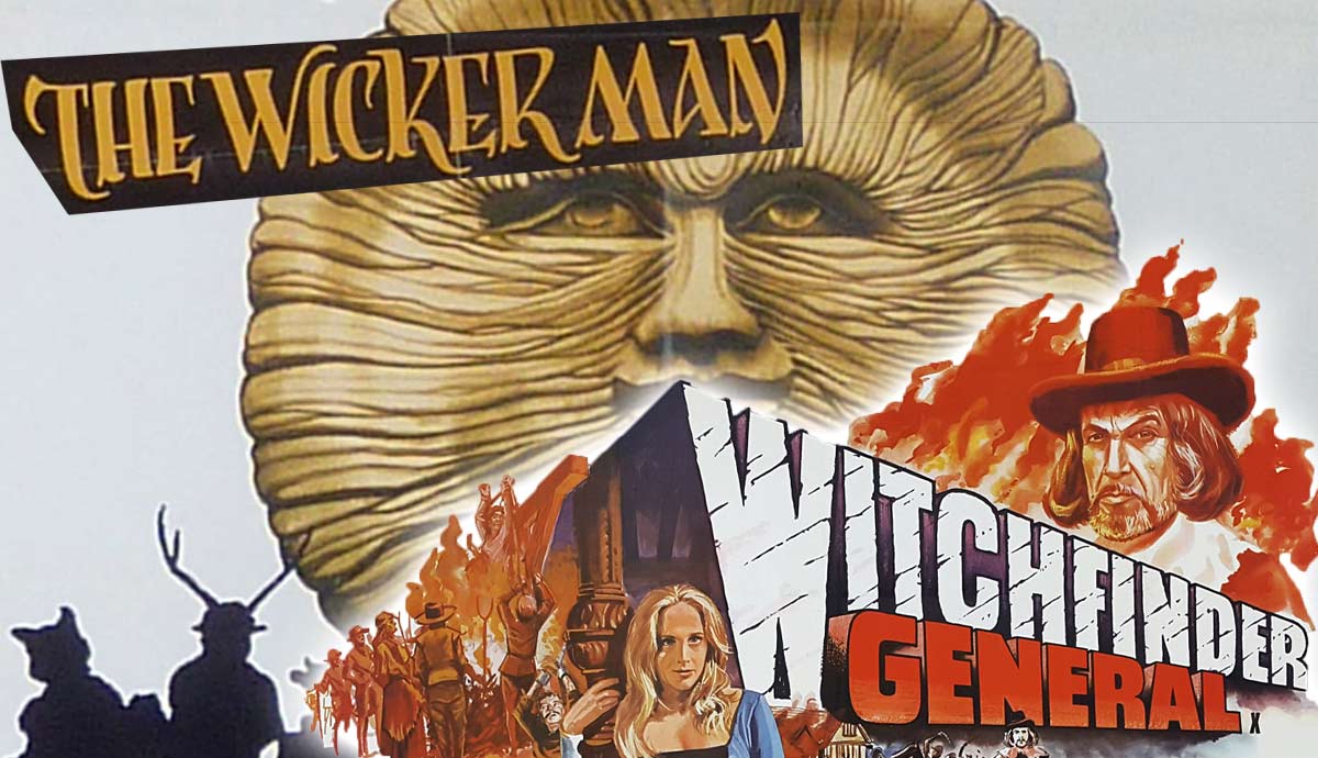 folk horror genre original film posters wicker man witchfinder
