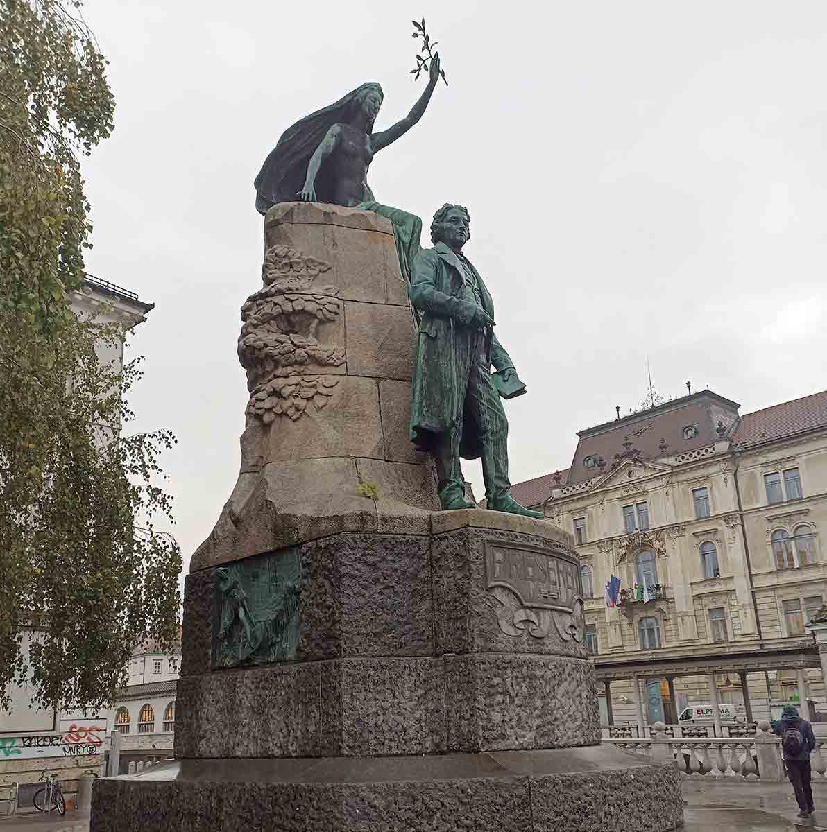 france preseren monument ljubljana