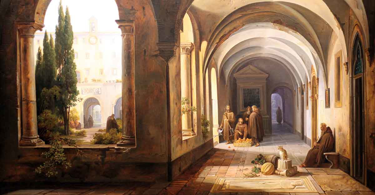 franciscan monks painting