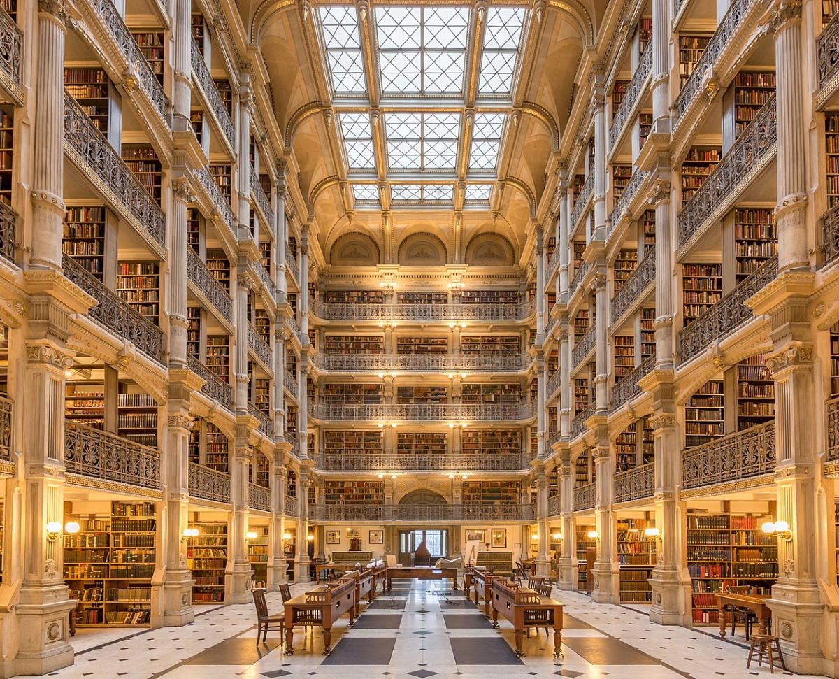 george peabody library baltimore maryland