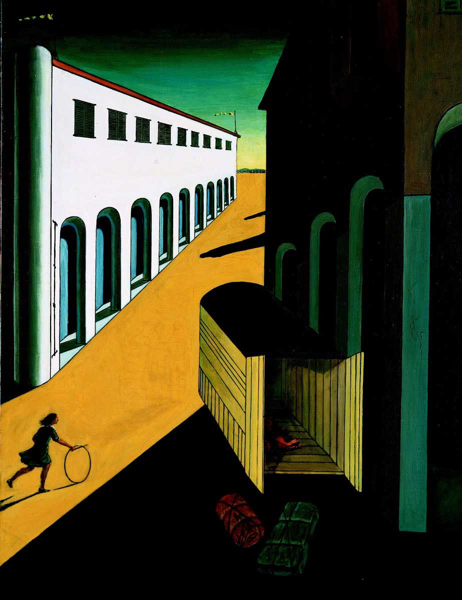 giorgio de chirico street painting