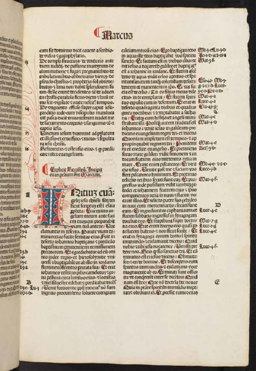 gospel of mark latin bible
