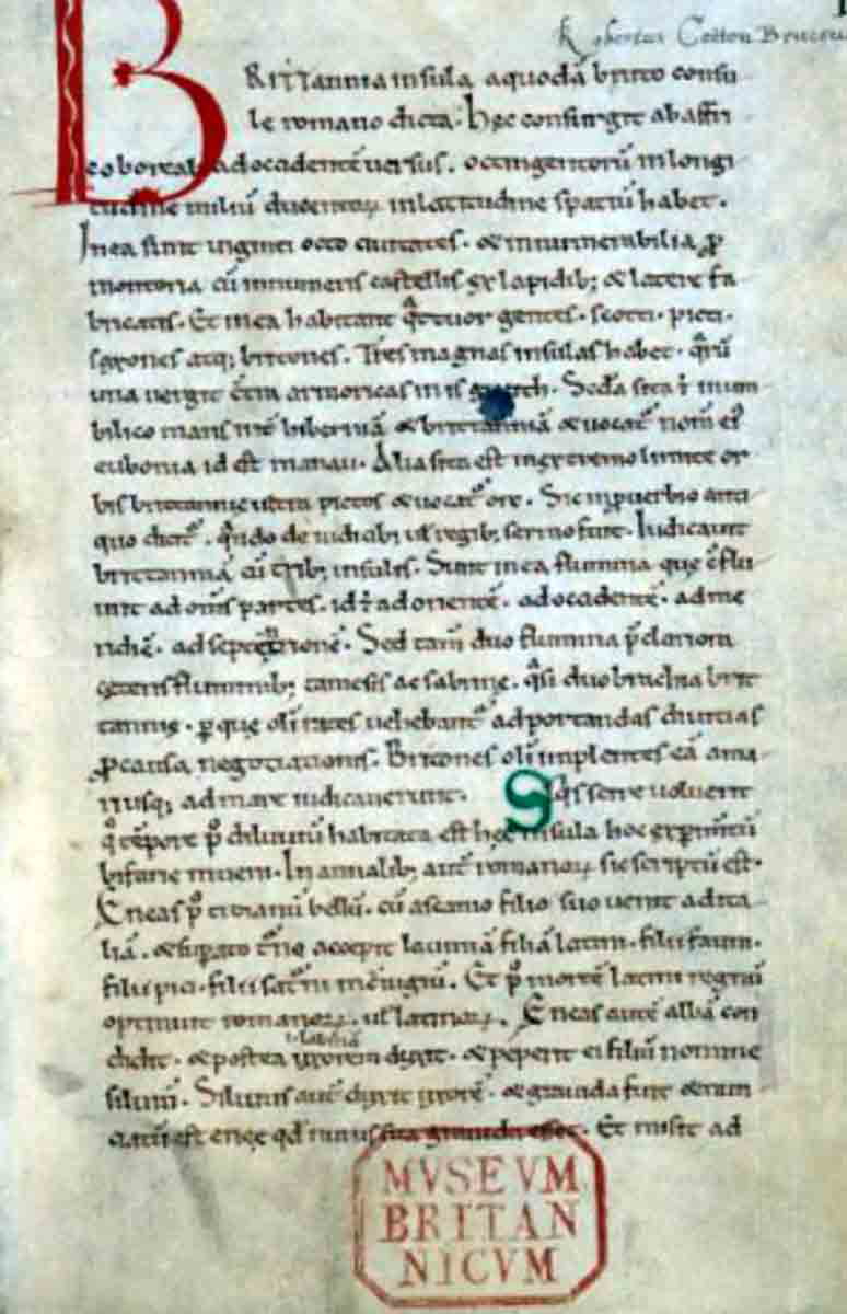 historia brittonum folio