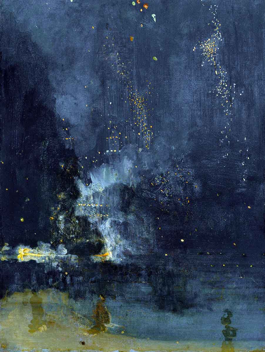 james whistler nocturne black gold painting